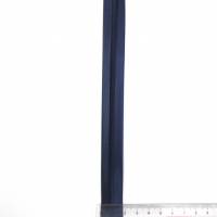 Satin Schrägband, 18mm, Uni-Farben, Kantenband, Meterware, 1meter (marineblau-dunkel) Bild 3