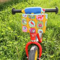 Lenkertasche für Laufrad / Kinderrad / Roller "Waldtiere gelb" Bild 2