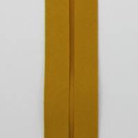 Baumwolle Schrägband, 30mm, Kantenband, nähen, Meterware, 1meter (ockerbraun-hell) Bild 3