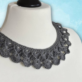 Kragen SYDNEY – Schnelle Häkelanleitung für ein Wollreste-Projekt