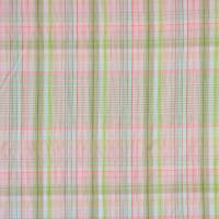 karierter Baumwollstoff pastellig rose-grün-weiss  50 x 145 cm Bild 2