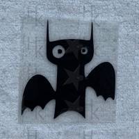 Bügelbild - Lustige Fledermaus - viele mögliche Farben Bild 1