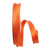 Satin Schrägband, 18mm, Uni-Farben, Kantenband, Meterware, 1meter (orange-dunkel) Bild 2