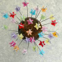 Blumenstecker in 8 Farben, Größe einer Blüte: 30 x 30 mm Bild 3