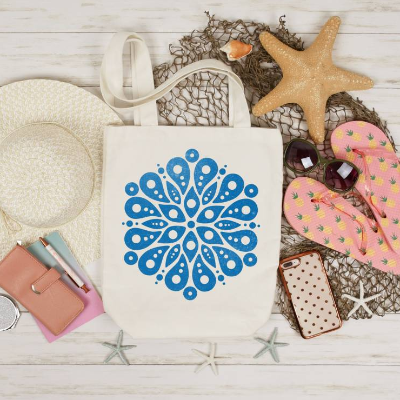 Freebie für den Plotter - SummerSplash - Sommerliches Ornament zum Plotten