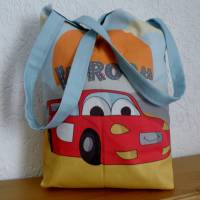 Kindergartentasche aus Canvas / Wechselwäsche / Schule / Kindergarten / Besuch bei Oma und Opa / personalisierbar Bild 4