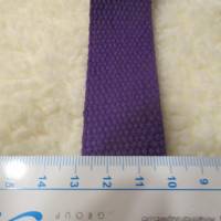 VENO Gurtband Taschengurtband 100% Baumwolle Lila Breite 30 mm (1m/3,50 €) Bild 2