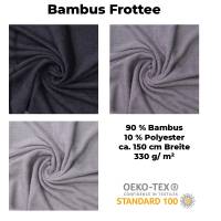 Bambus-Frottee-150 cm Breite-90 Prozent Bambus-330 g/Qm-50 cm Schritte-Meterware Bild 1