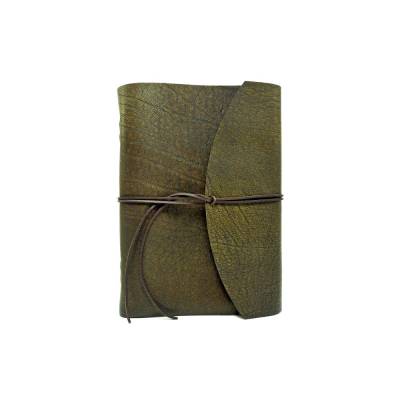 Lederbuch aus Büffelleder A4 - Buffalo Crust Raw by Vickys World - Kompaktes Tagebuch oder Notizbuch