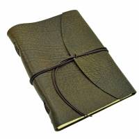 Lederbuch aus Büffelleder A4 - Buffalo Crust Raw by Vickys World - Kompaktes Tagebuch oder Notizbuch Bild 3