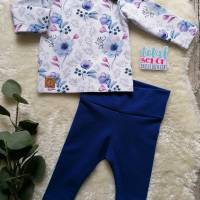 Gr. 56 Baby Set / Shirt / Pullover mit Leggins / Hose – Blau Bild 1