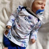 Gr. 56 Baby Set / Shirt / Pullover mit Leggins / Hose – Blau Bild 4