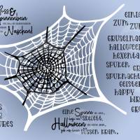 Digi-Papier Spinnweben, Halloween-Papier für Plotter, Schneidedatei Spinnennetz, 36 mal digitales Papier für Halloween Bild 4