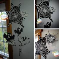 Digi-Papier Spinnweben, Halloween-Papier für Plotter, Schneidedatei Spinnennetz, 36 mal digitales Papier für Halloween Bild 8