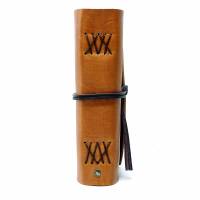 Lederbuch aus Rindsleder A5 - Box OX Raw Caramel by Vickys World - Kompaktes Tagebuch oder Notizbuch Bild 3
