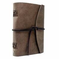 Lederbuch aus Rindsleder A5 - Box OX Raw Cocoa by Vickys World - Kompaktes Tagebuch oder Notizbuch Bild 4