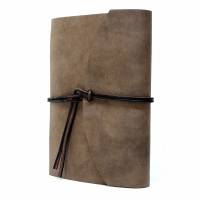 Lederbuch aus Rindsleder A5 - Box OX Raw Cocoa by Vickys World - Kompaktes Tagebuch oder Notizbuch Bild 5