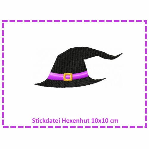 Stickdatei Hexenhut 10x10