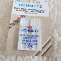 SCHMETZ Zwillings-Universal-Nadel 130/705H  3,0/90 (1 Pack/3,50€) Bild 1