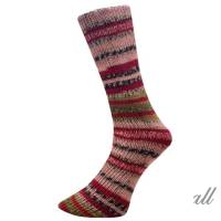 1 Knäuel 150 g weiche hochwertige Sockenwolle Weihnachtssocken Jacquardmuster Farbe 22.12.21 / Partie 952/2 Bild 3