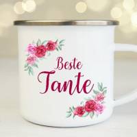Personalisierte Tasse mit Namen beste Tante Bild 1