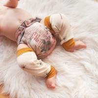 Beinstulpen aus Wolle/Seide für Babys und Kleinkinder Größe 1 (Babys ab Geburt bis etwa 5 Monate) Bild 3