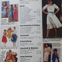 True Vintage Antik Nostalgie Burda 06/82 Schnittmuster Nähen Handarbeiten Anleitung 80 er Bild 2