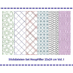 Stickdateien Set HoopFiller 15x24 Vol. I