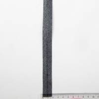 Jeansoptik Schrägband 18mm oder 30mm breit, Kantenband, Meterware, 1meter (schwarz) Bild 3