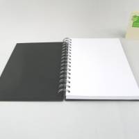 Spiralbuch, Notizbuch,schwarz rot, DIN A5, Reisetagebuch, Ideenbuch Bild 4