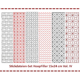 Stickdateien Set HoopFiller 15x24 Vol. IV