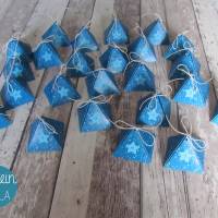 Adventskalender "Blaue Pyramiden" aus der Manufaktur Karla Bild 6
