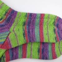 Socken Größe 42/43, handgestrickt, bunte Socken für Damen und Herren Bild 4