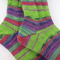 Socken Größe 42/43, handgestrickt, bunte Socken für Damen und Herren Bild 5