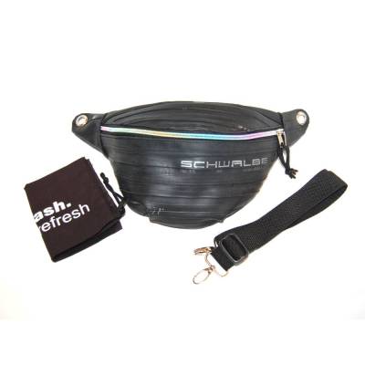 Upcycling Hipbag, BombagBauchtasche, BananenTasche, - aus Fahrradinnenschlauch