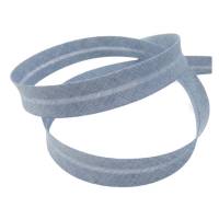 Jeansoptik Schrägband 18mm oder 30mm breit, Kantenband, Meterware, 1meter (marineblau dunkel) Bild 1