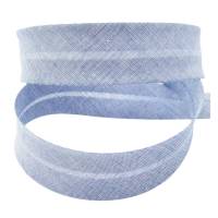 Jeansoptik Schrägband 18mm oder 30mm breit, Kantenband, Meterware, 1meter (marineblau dunkel) Bild 4