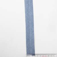 Jeansoptik Schrägband 18mm oder 30mm breit, Kantenband, Meterware, 1meter (marineblau dunkel) Bild 6