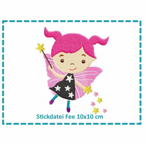 Stickdatei Fee2 10x10