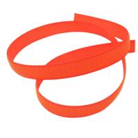 Flauschband oder Hakenband orange für Klettverschluß, 20mm breit nähen Meterware, 1meter Bild 1