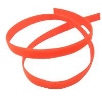 Flauschband oder Hakenband orange für Klettverschluß, 20mm breit nähen Meterware, 1meter Bild 4