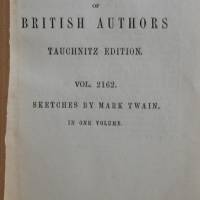 Collection of British Authors - Sketches by Mark Twain - 1883 Bild 2