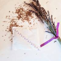 Lavendelduftkissen für die Schublade, weiß lila Bild 1