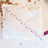 Lavendelduftkissen für die Schublade, weiß lila Bild 2