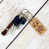 Schlüsselanhänger mit einem Hundebild, der beste Freund fürs Leben Bild 4