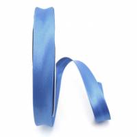 Satin Schrägband, 18mm, Uni-Farben, Kantenband, Meterware, 1meter (azurblau) Bild 2
