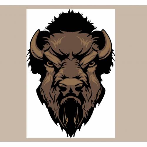 Plotterdatei Bison svg, gsp