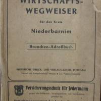 Wirtschaftswegweiser für den Kreis Niederbarnim - Branchen-Adressbuch- 1948/49 Bild 1