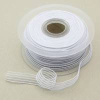 Gittergummiband Smokeband  weiß oder schwarz 13mm breit elastisch gummi Meterware, 1meter Bild 4