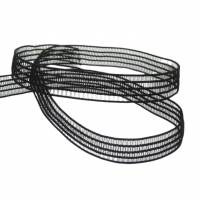 Gittergummiband Smokeband  weiß oder schwarz 13mm breit elastisch gummi Meterware, 1meter Bild 6